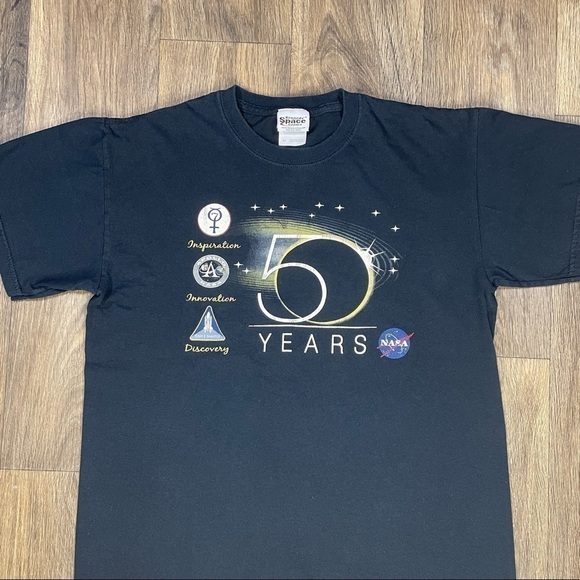 NASA Kennedy Space Center 50th Year Anniversary T-Shirt - Picture 2 of 7